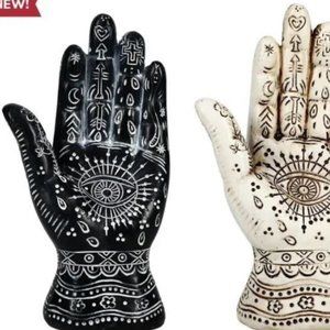 2 Pack~Small Gypsy Tarot Card Hamsa Hands All Season Decor~BEST SELLER!